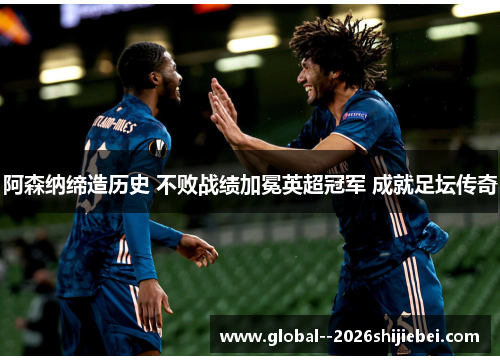 阿森纳缔造历史 不败战绩加冕英超冠军 成就足坛传奇